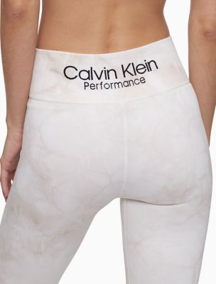 Calvin Klein Performance LEGGING - Leggings - aluminum/beige