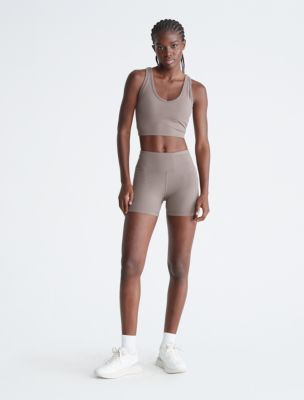 Clovia Women's Cotton Mid Waist Cycling Shorts with Inner Elastic  (PN3352P13_Black_S),Size-XL