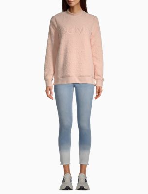 calvin klein mock neck sweatshirt