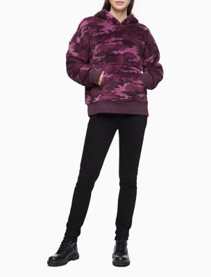 calvin klein purple hoodie