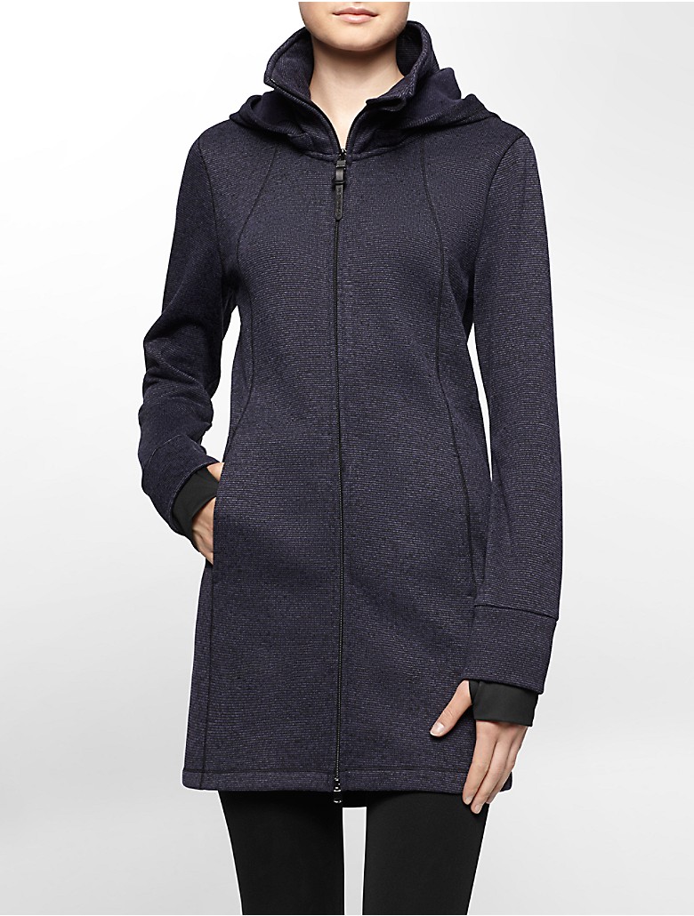 calvin klein womens performance hooded walker jacket | eBay