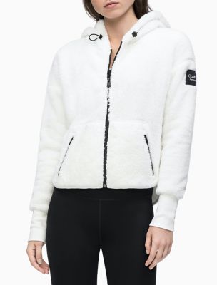 calvin klein sherpa sweater
