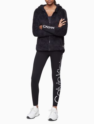 calvin klein performance hooded jacket