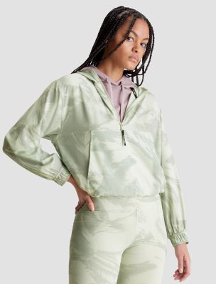 Calvin Klein® Anorak Boxy Jacket Cropped | USA Sport Printed CK
