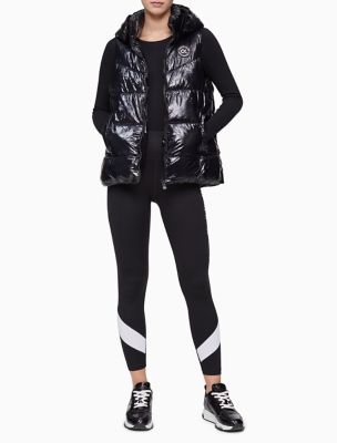 calvin klein performance shiny puffer jacket