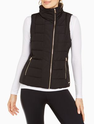 calvin klein quilted zip jacket