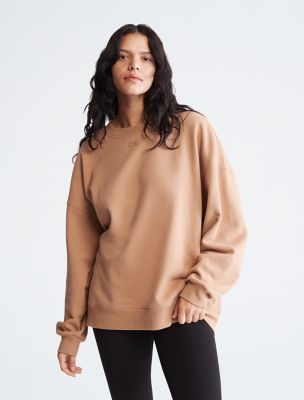 Plus Size Performance Active Fleece Sweatshirt Calvin Klein