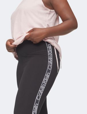 Buy Calvin Klein women plus size training leggings black grey Online