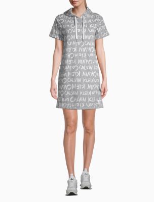 calvin klein performance hoodie dress