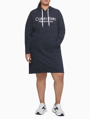 calvin klein performance hoodie dress