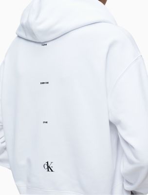 ck cropped hoodie