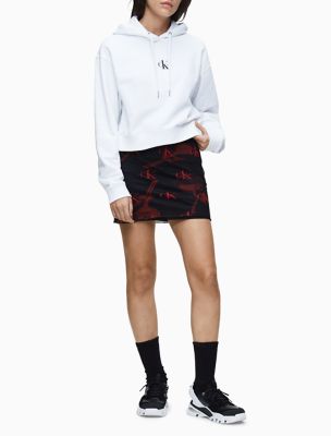 calvin klein cropped hoodie