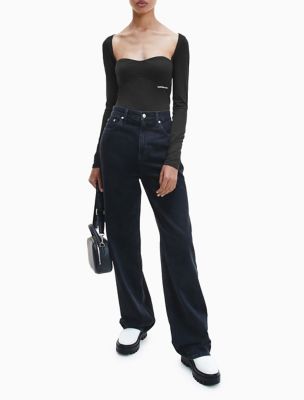calvin klein bodysuit long sleeve