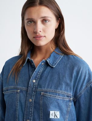 Jacket Size Klein® Plus | Utility Shirt Denim USA Calvin