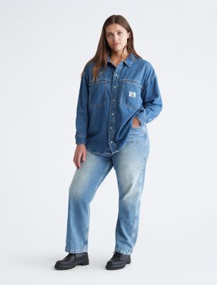 Size | Calvin USA Plus Klein® Denim Jacket Utility Shirt