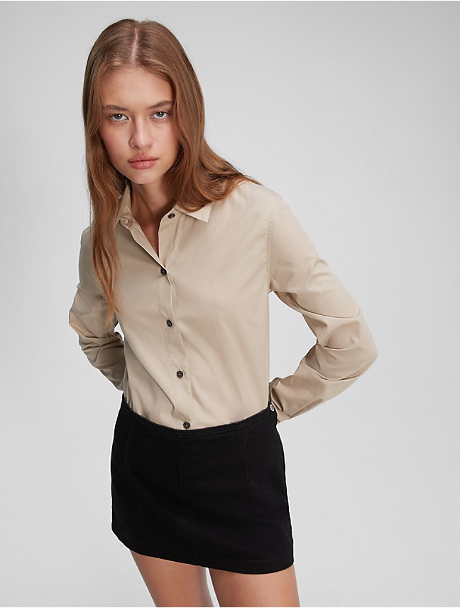 Plus Size Shirt | USA Denim Jacket Klein® Utility Calvin