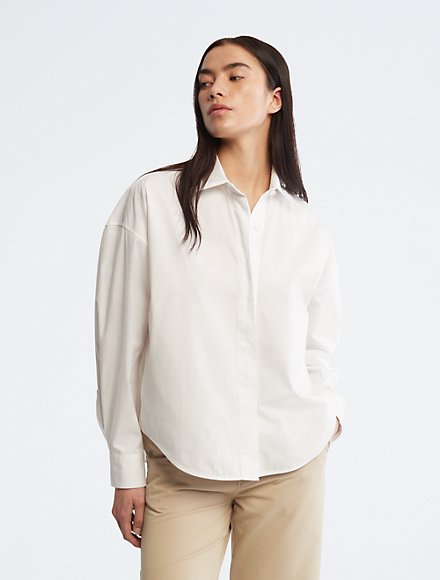 Descubrir 57+ imagen calvin klein ladies blouses