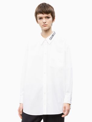 calvin klein oversized shirt