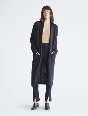 Alex Cable Balloon Sleeve Maxi Cardigan - Adorn Boutique