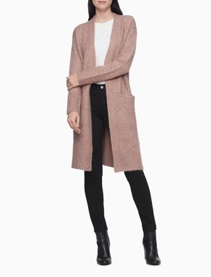 calvin klein long cardigan
