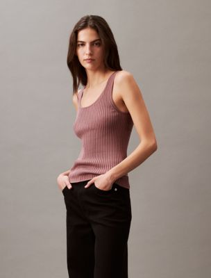 Smooth Cotton Rib Tank Top