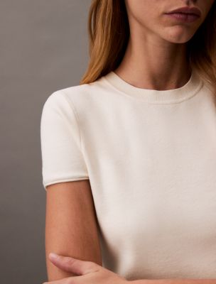 Thumbnail of Tech Knit Tee, Antique White