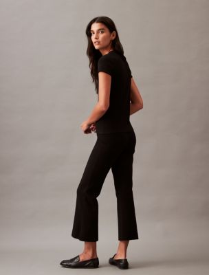 Tech Knit Tee Crop Flared Pants Calvin Klein USA
