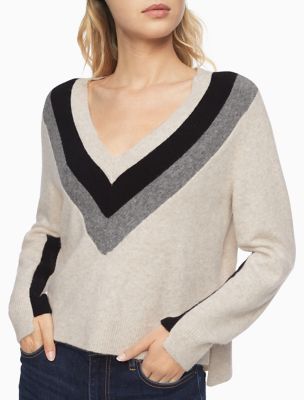 ck v neck sweater