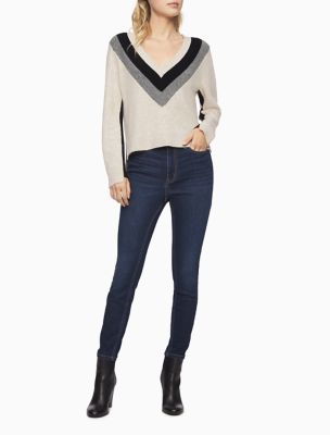 ck v neck sweater