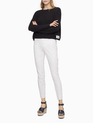 calvin klein cropped jumper
