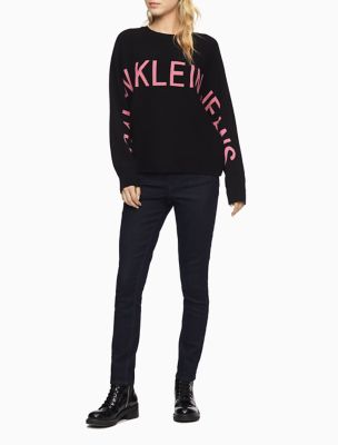 calvin klein cropped jumper