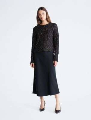 LUREX MONOGRAM SWEATER GIRLS CALVIN KLEIN