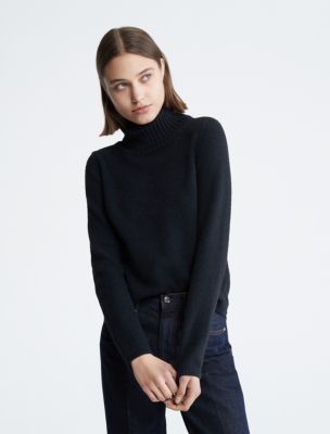 High Neck Off White Textured Sweater - Jeremy