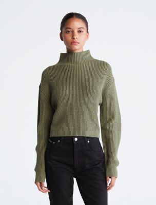 Calvin klein sale mock neck sweater