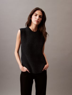 Calvin Klein womens V-neck Open Stitch Sweater Sweater : Buy Online at Best  Price in KSA - Souq is now : Fashion