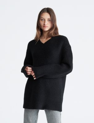 Oversized Fit V-Neck Sweater