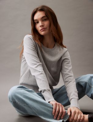 Smooth Cotton Sweater  Calvin Klein® Canada