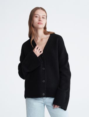 Womens black shop oversized cardigan