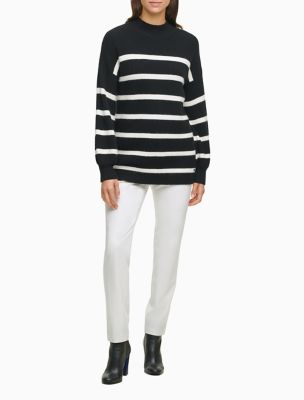 calvin klein mock neck sweatshirt