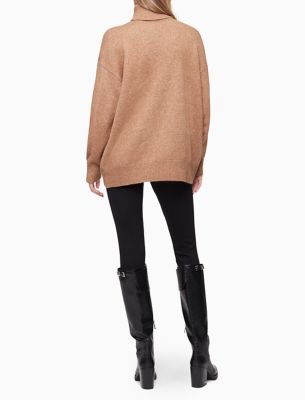 dolman sleeve turtleneck sweater