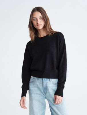 Black sweater best sale crew neck