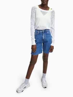 calvin klein grey jumper womens