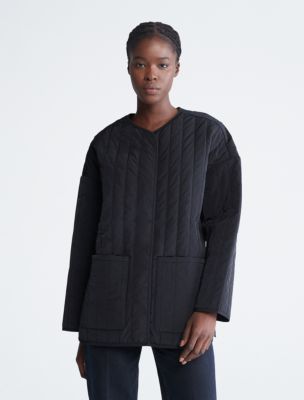 Calvin klein deals quilted walker jacket