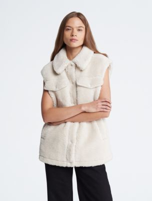 Calvin klein hot sale sherpa vest