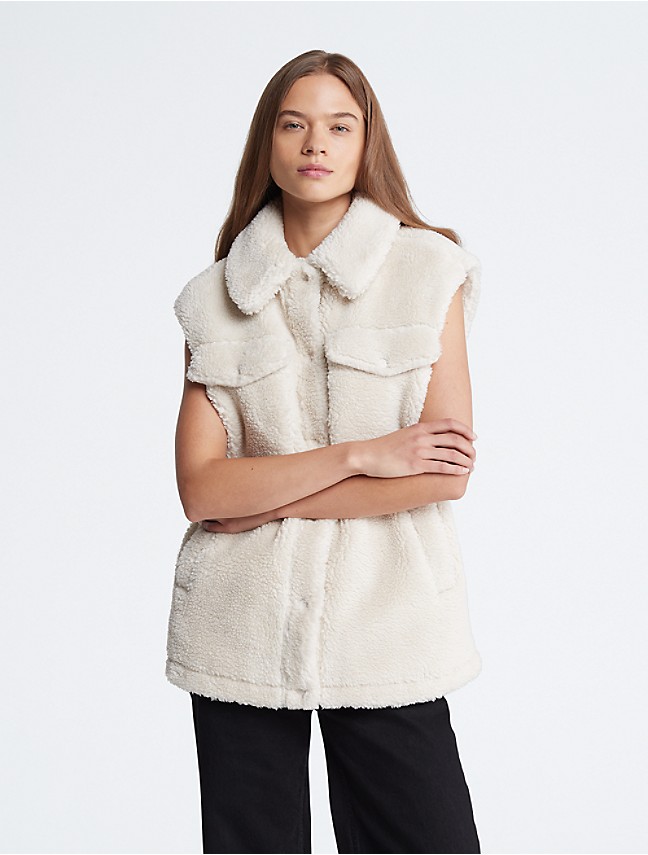Hooded Sherpa Jacket | Calvin USA Klein®