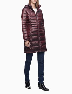 calvin klein down jacket packable