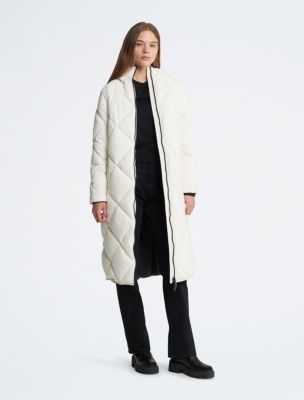 Anne klein full length down outlet coat