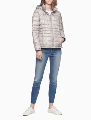 calvin klein down jacket packable