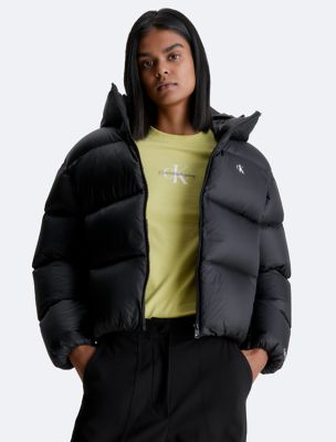 Calvin klein women's down coat sale