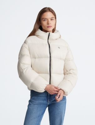 Women's Grey Puffer Jackets & Down Coats